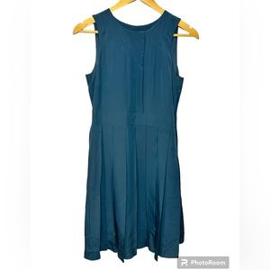 J.Crew‎ 100% Silk Dress Fully Lined Teal Size 4